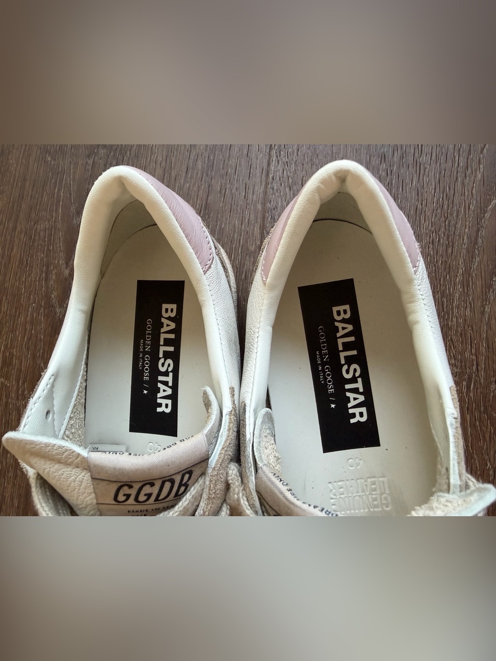 Golden Goose Ball Star Women’s Shoes Sneakers Pink Tan Sz 40 - Picture 6 of 12